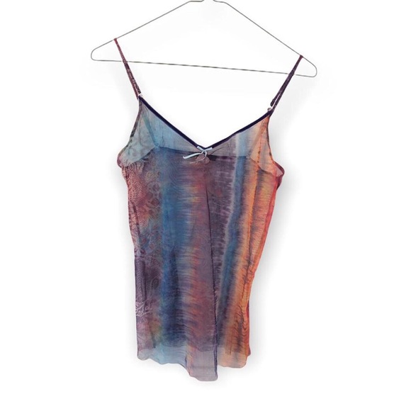 Y2k vintage Express mesh cami top - Picture 1 of 4